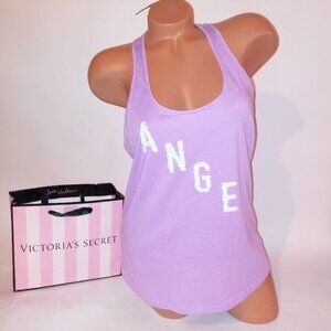 Victoria secret Sleep tank XS Angel Sequins lavender